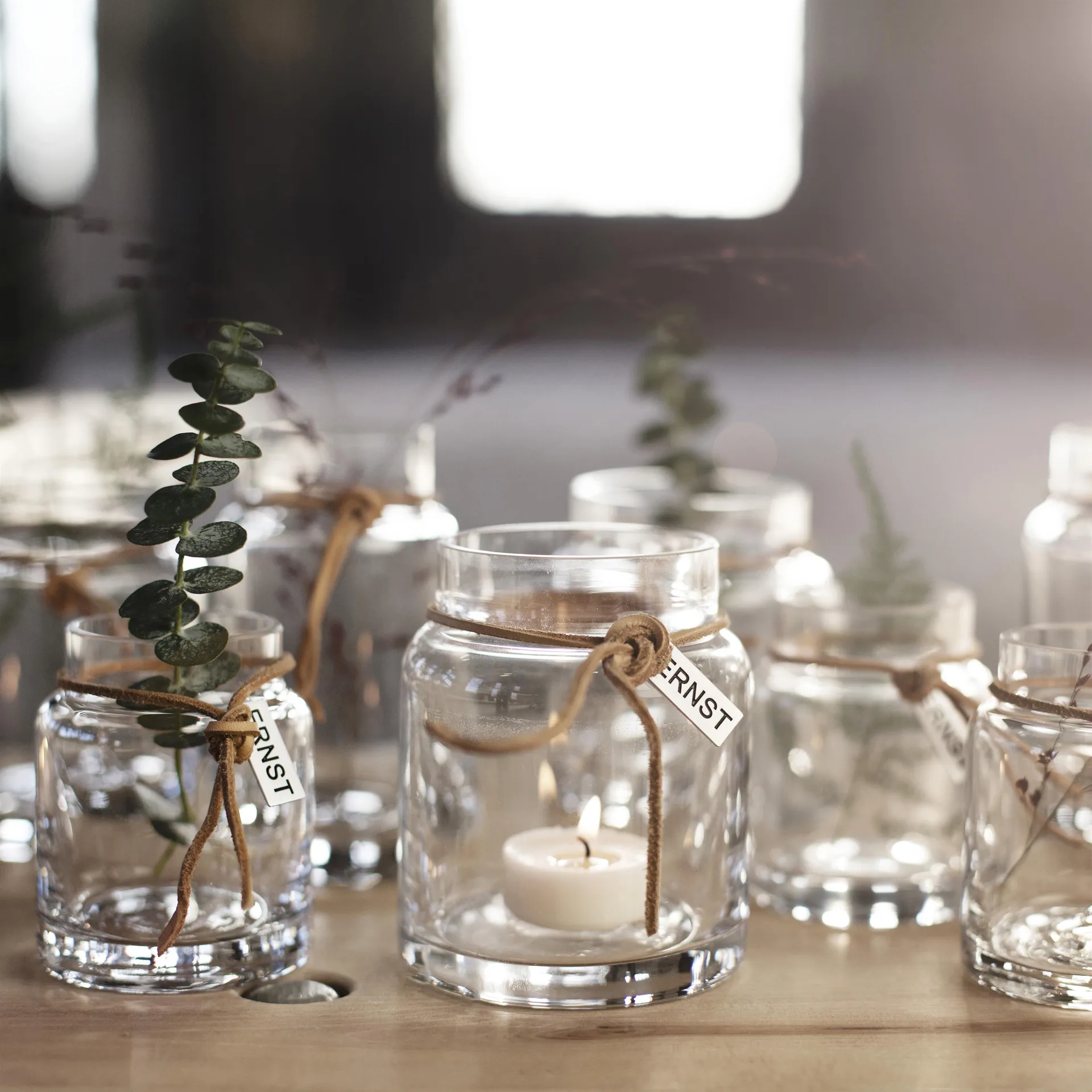 Ernst lampion na świecę H12 cm Ø 5 cm, przezroczysty ERNST