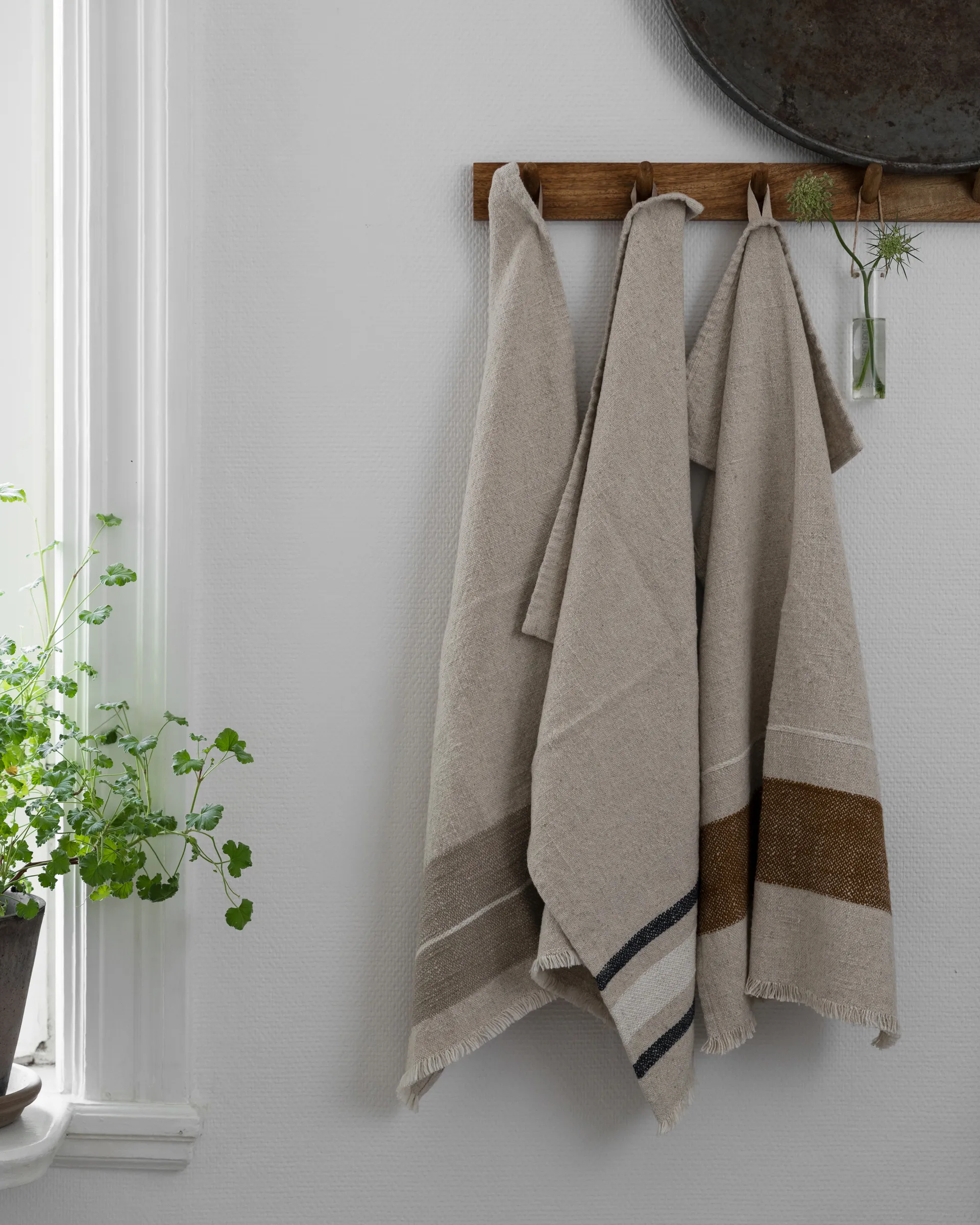 Ernst ręcznik kuchenny, Natural-beżowy-biały, 47x70 cm ERNST