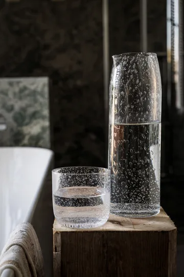 Ernst szklanki do napojów, bąbelkowe szkło, 250 ml, zestaw 2 sztuk - Przezroczyste - ERNST