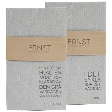 Ernst szuflada na naczynia 2-pak - szary - ERNST