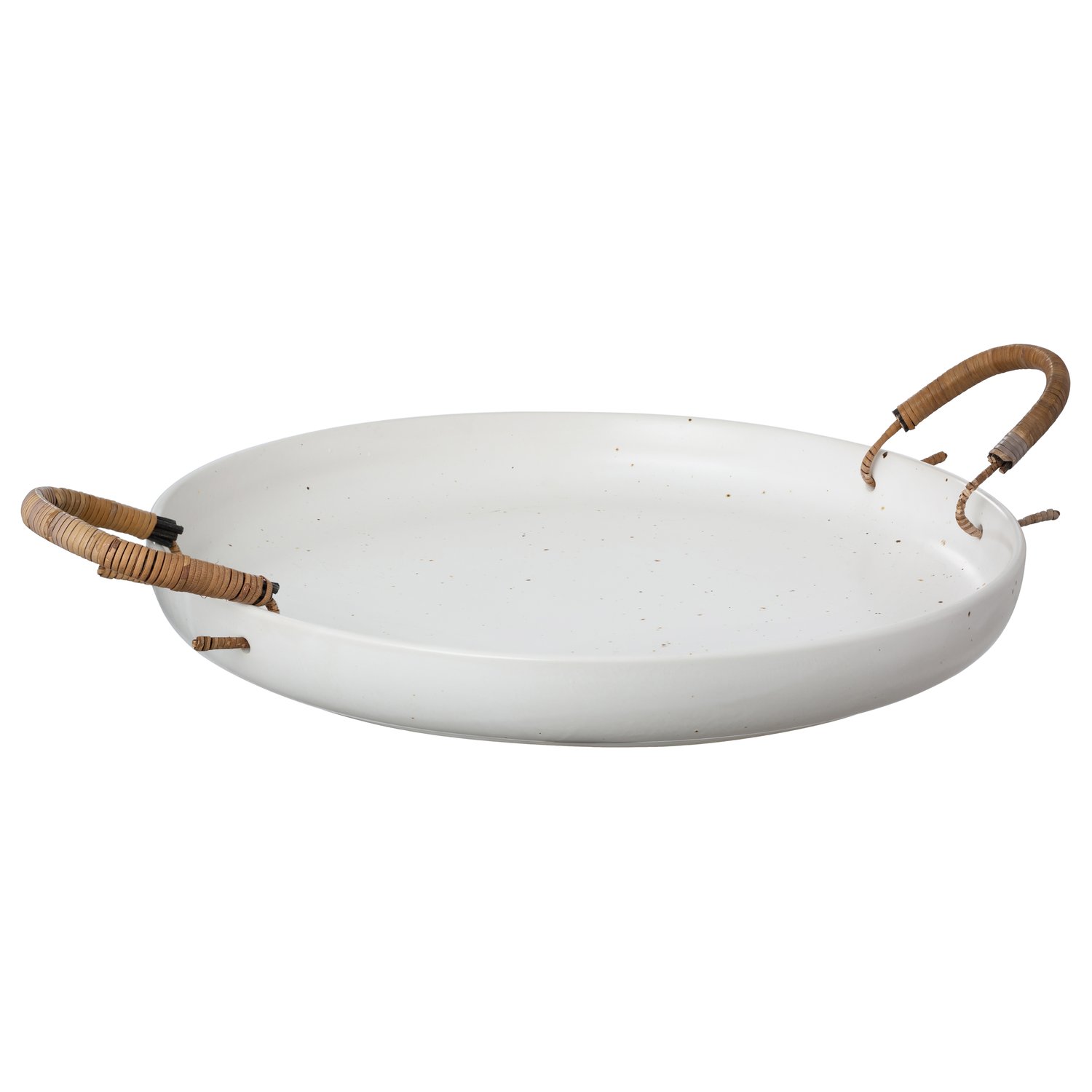 ERNST Ernst taca z uchwytem biała Ø35 cm | Skandynawski Design | Tace | Biały