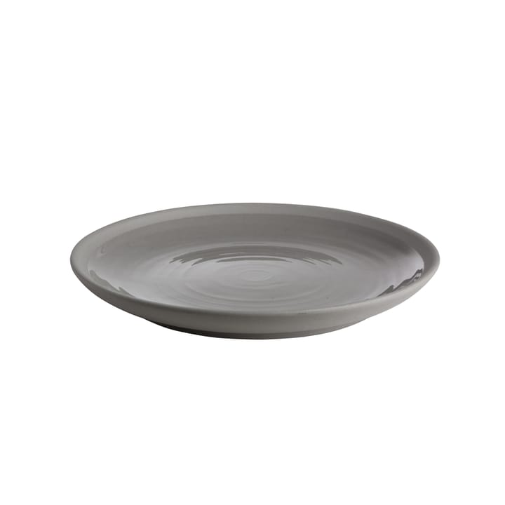 Ernst talerz z kamionki 21 cm - szary - ERNST