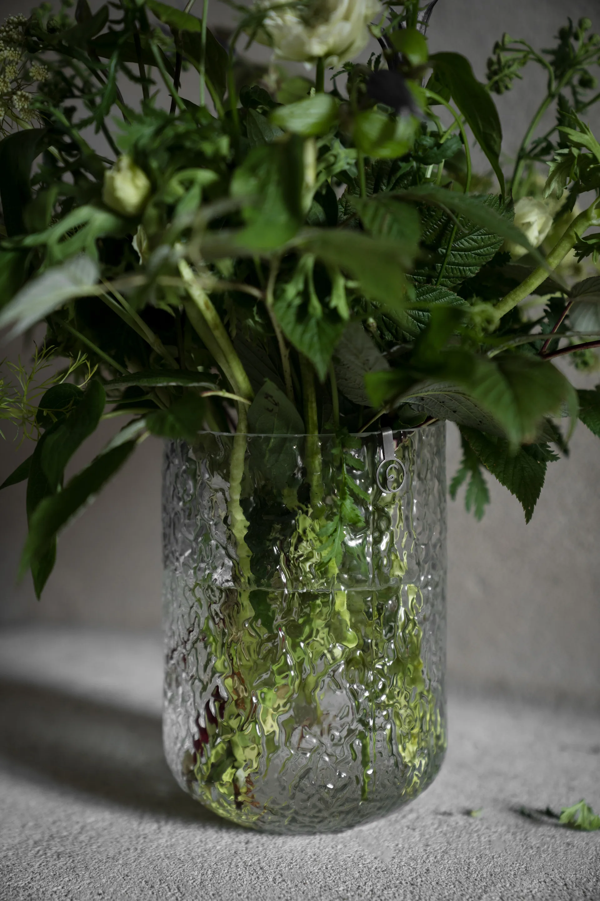 Ernst wazon wzorzysty 18 cm, Przezroczysty ERNST