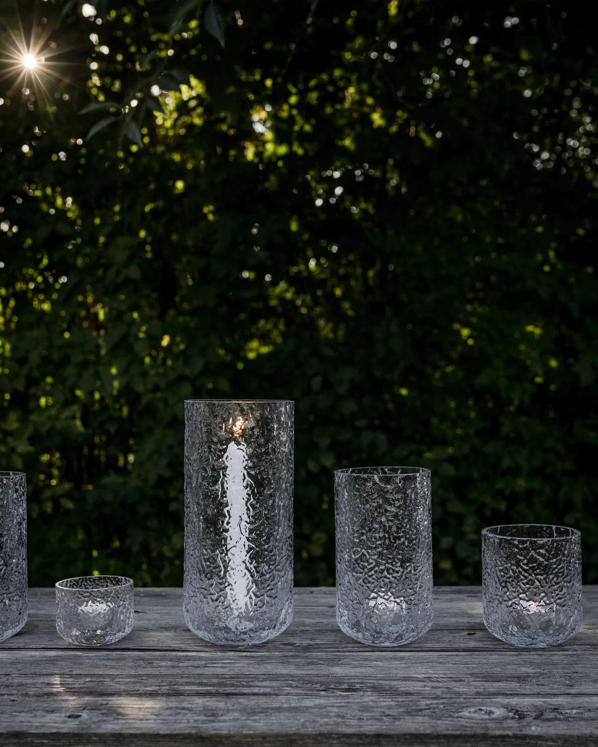 Ernst wzorzysty lampion na świecę stołową, Ø11x25 cm ERNST