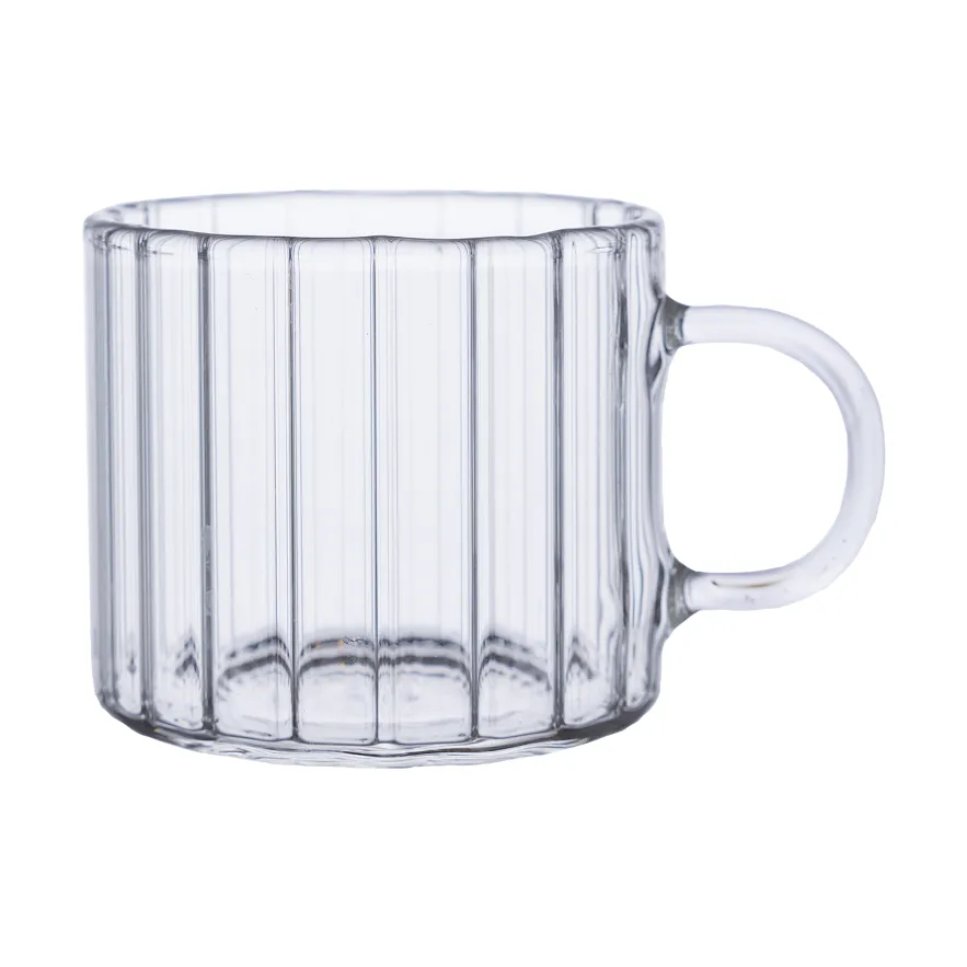 Kieliszek do grzańca Ernst, karbowany 10 cl, Przezroczysty ERNST