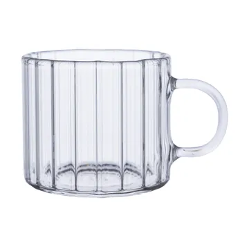 Kieliszek do grzańca Ernst, karbowany 10 cl - Przezroczysty - ERNST