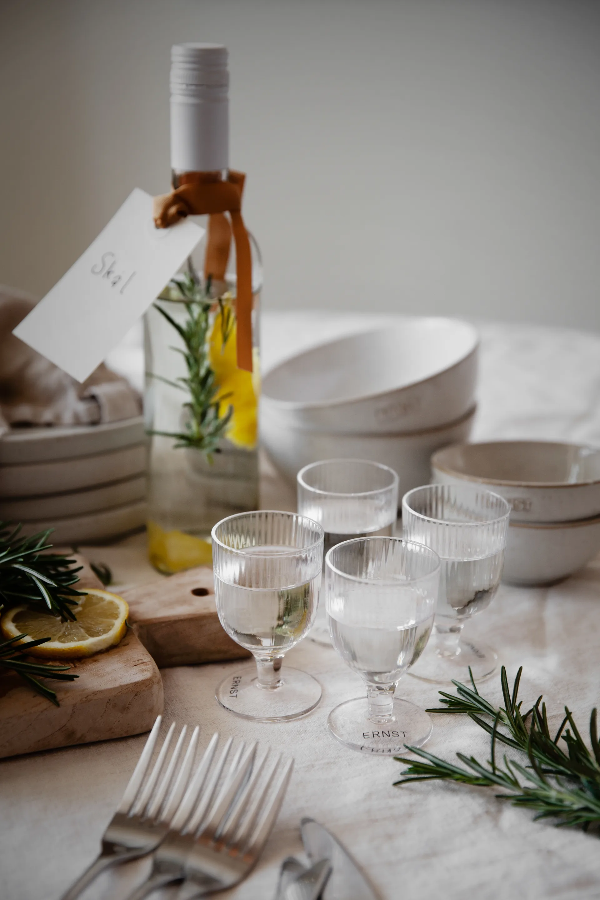 Kieliszek Ernst 4-pak, Przezroczysty ERNST