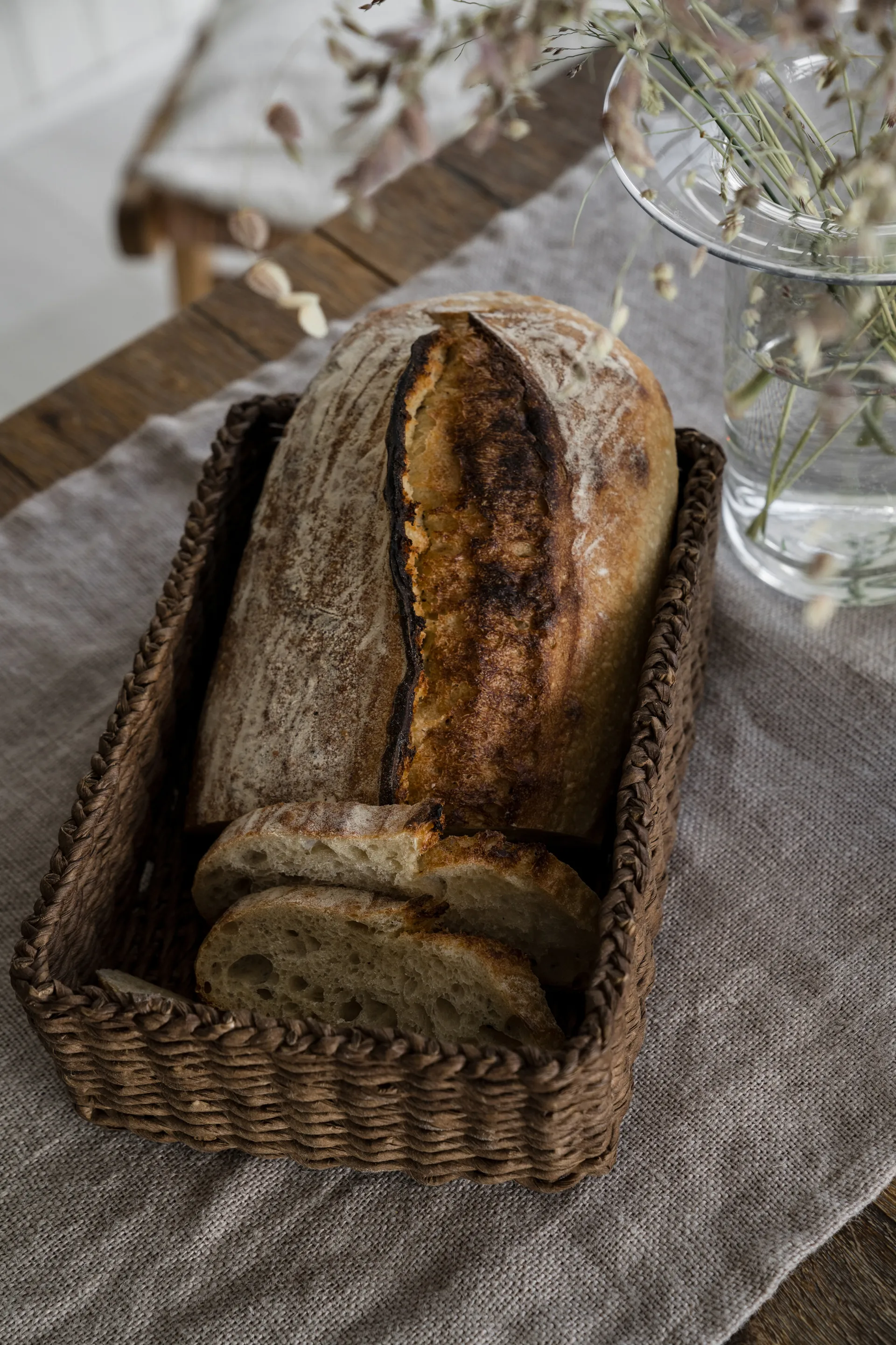 Kosz Ernst, 2 części, Ciemnobrązowy ERNST