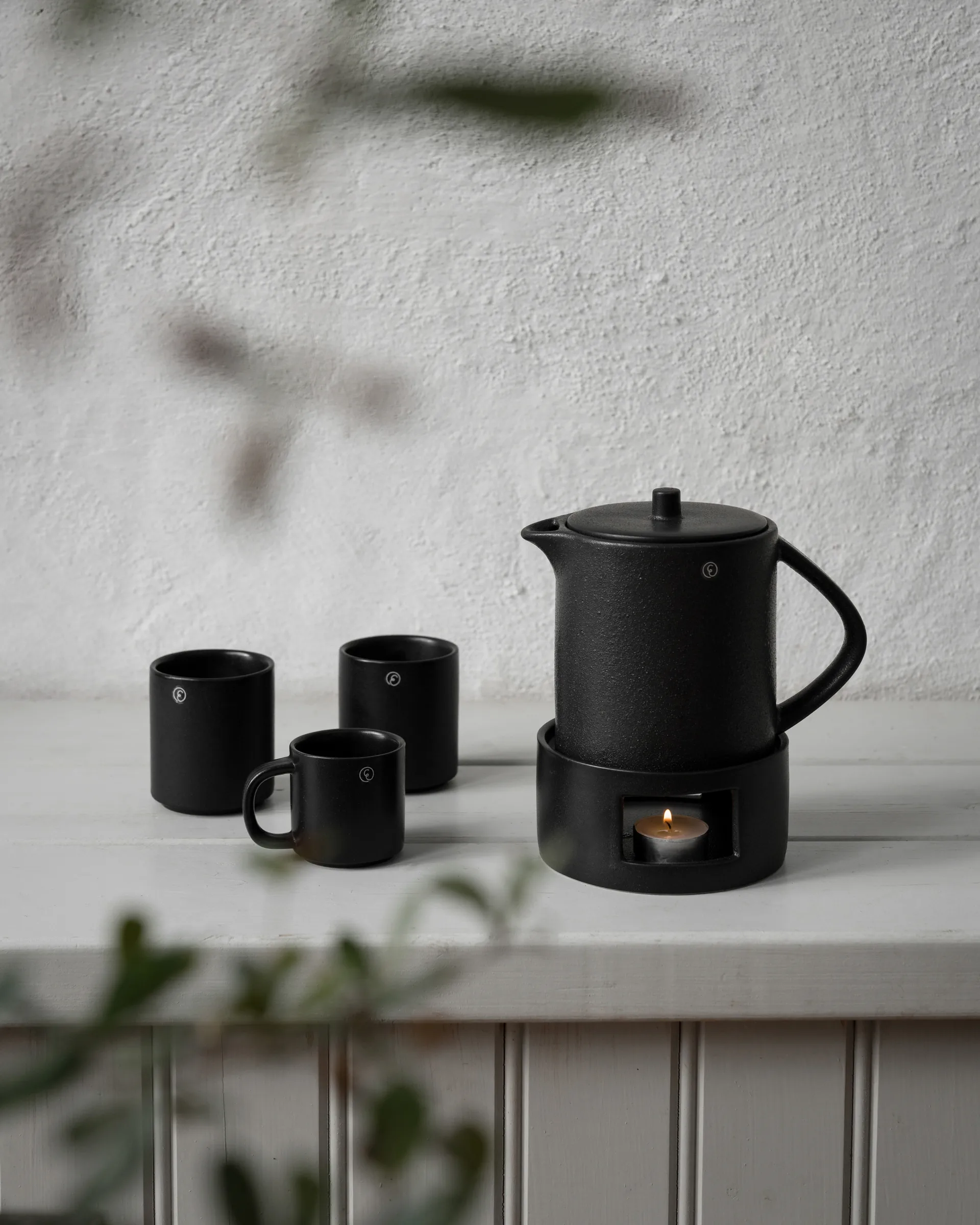 Kubek bez ucha Ernst Ø7 cm, Czarny ERNST