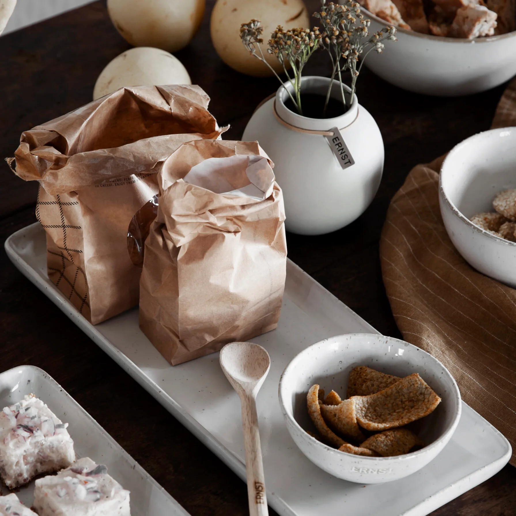 Misa Ernst z ceramiki Ø11 cm, Naturalny ERNST