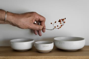 Miska Ernst - Biało-naturalne dno, Ø14 cm - ERNST
