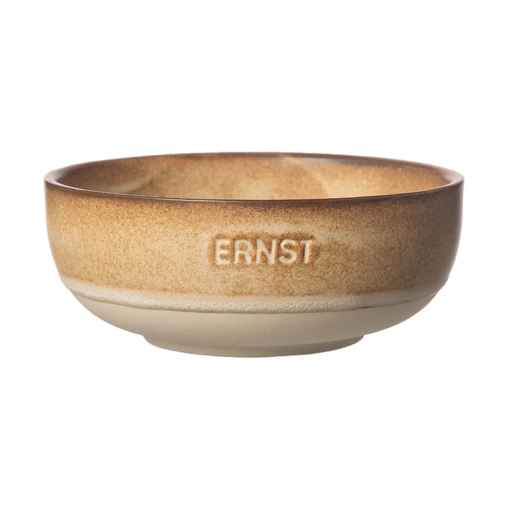 Miska Ernst - Brązowo-naturalne dno, Ø11 cm - ERNST