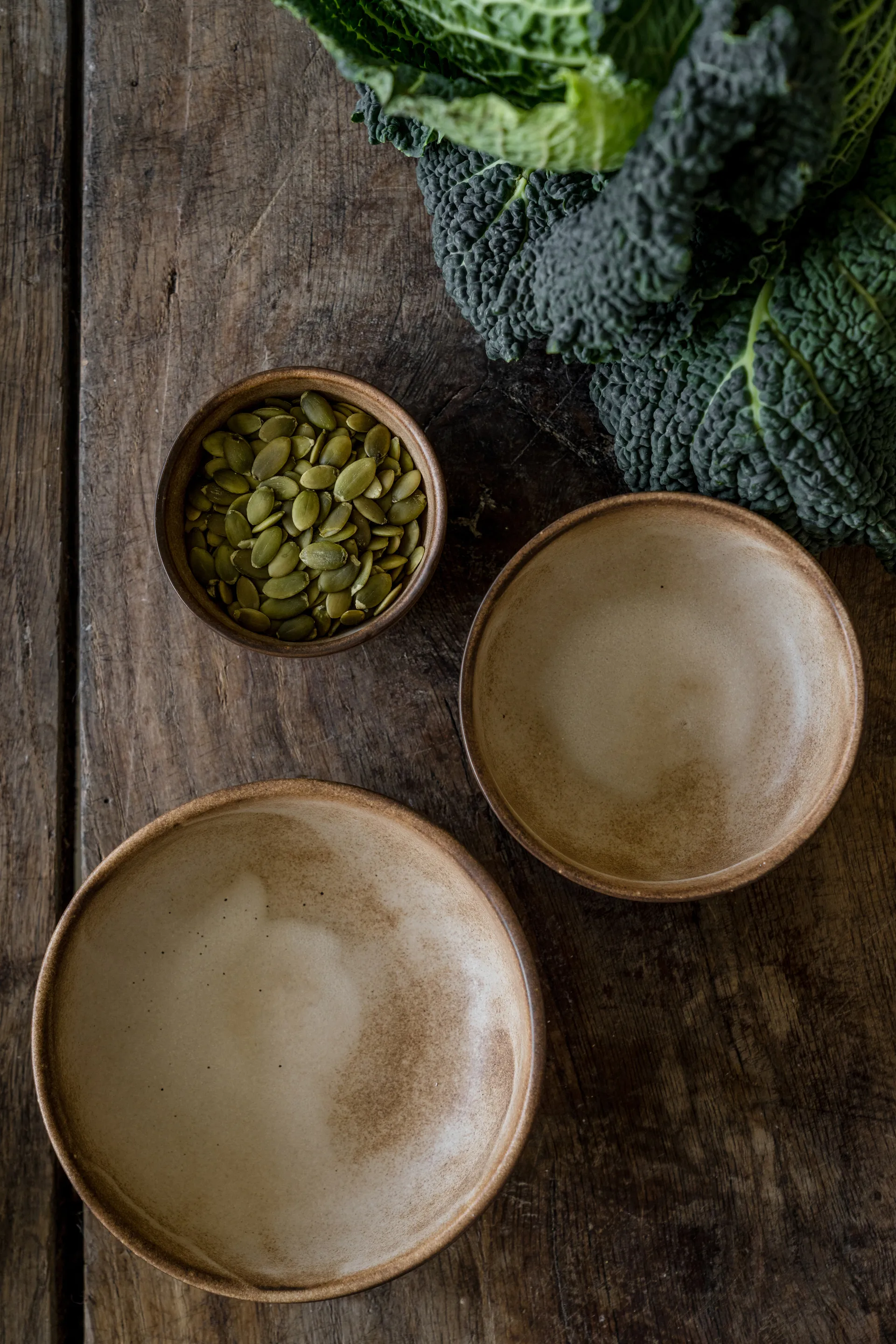 Miska Ernst, Brązowo-naturalne dno, Ø11 cm ERNST