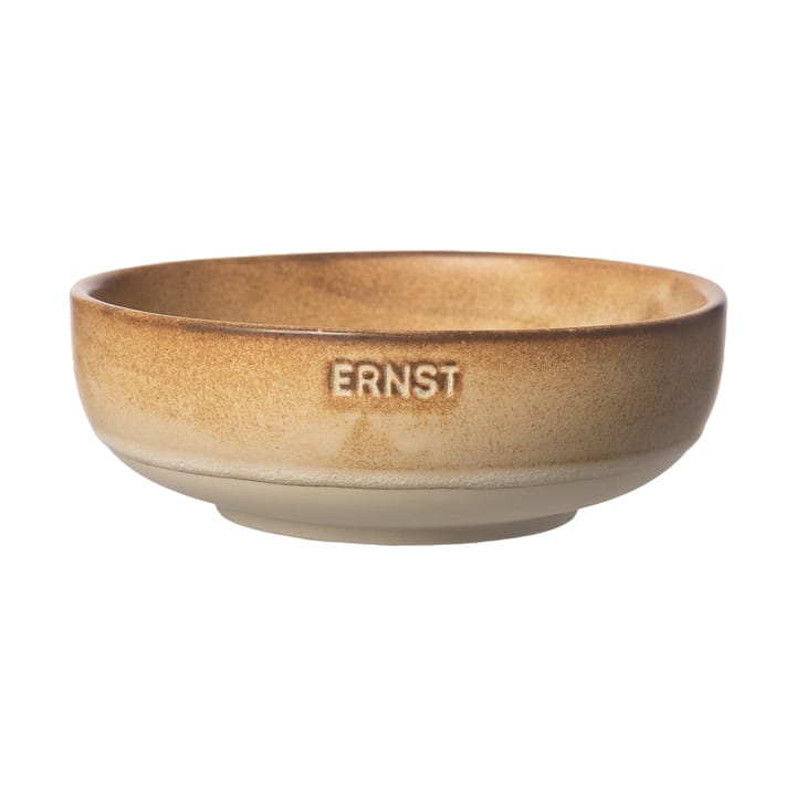 Miska Ernst - Brązowo-naturalne dno, Ø14 cm - ERNST