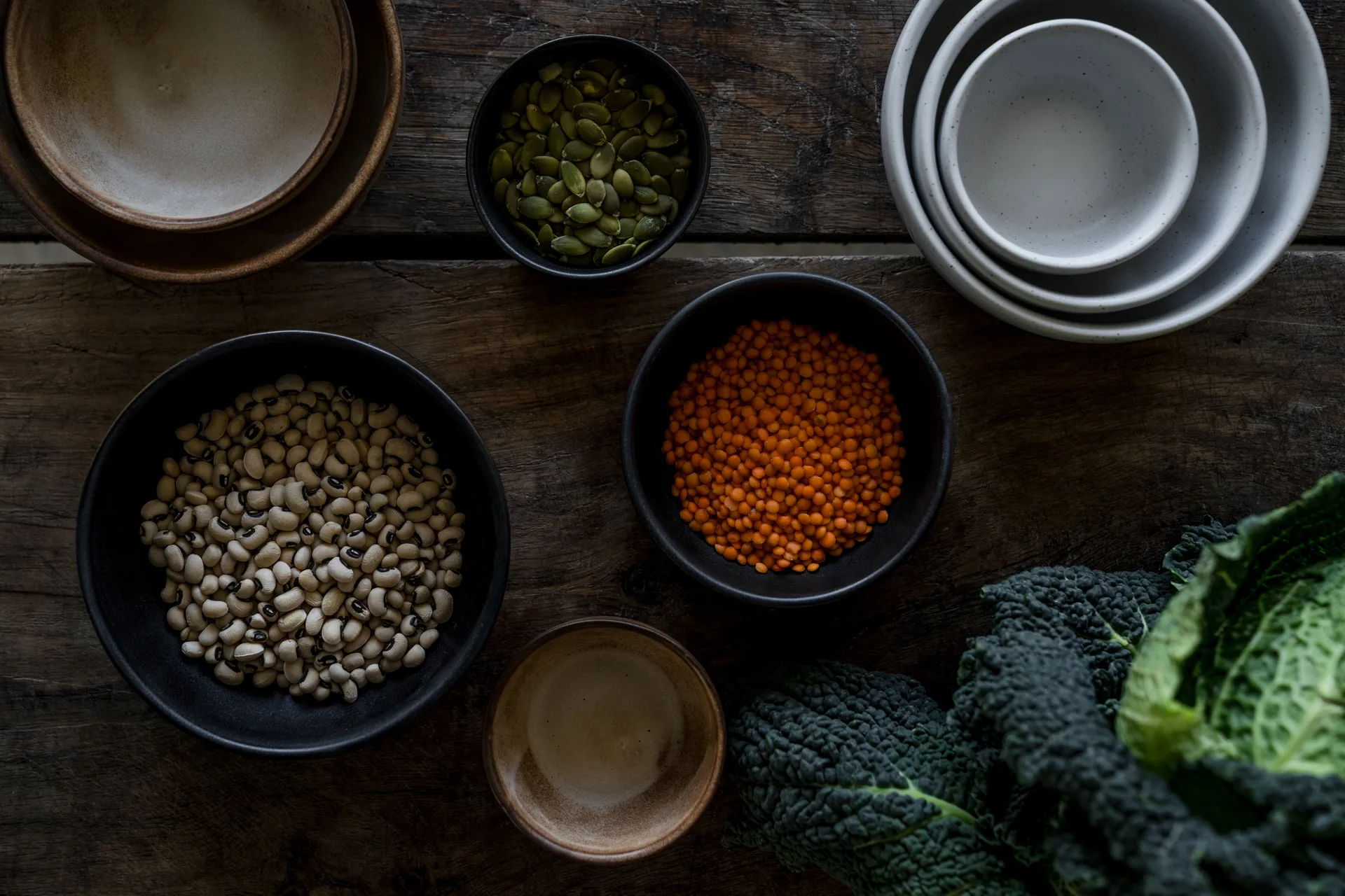 Miska Ernst, Matowa czerń-naturalny dno, Ø11 cm ERNST