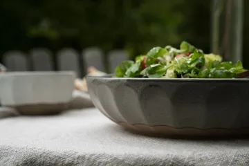 Miska kamionkowa Ernst - Szara-natural, Ø24 cm - ERNST