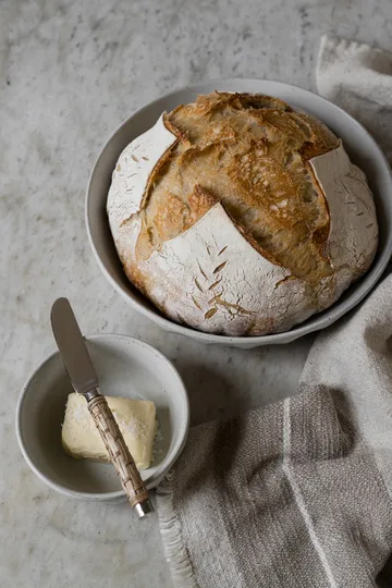 Nóż do masła Ernst, pleciony uchwyt - Trawa morska, 29 cm - ERNST