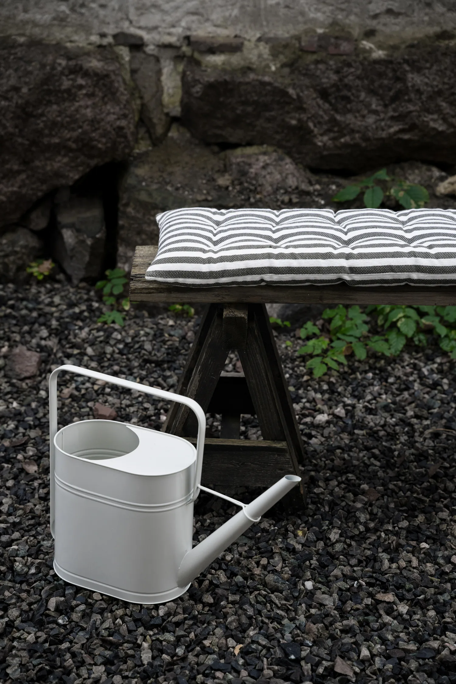 Poduszka na schody Ernst 30x100 cm, Szałwia-biel ERNST