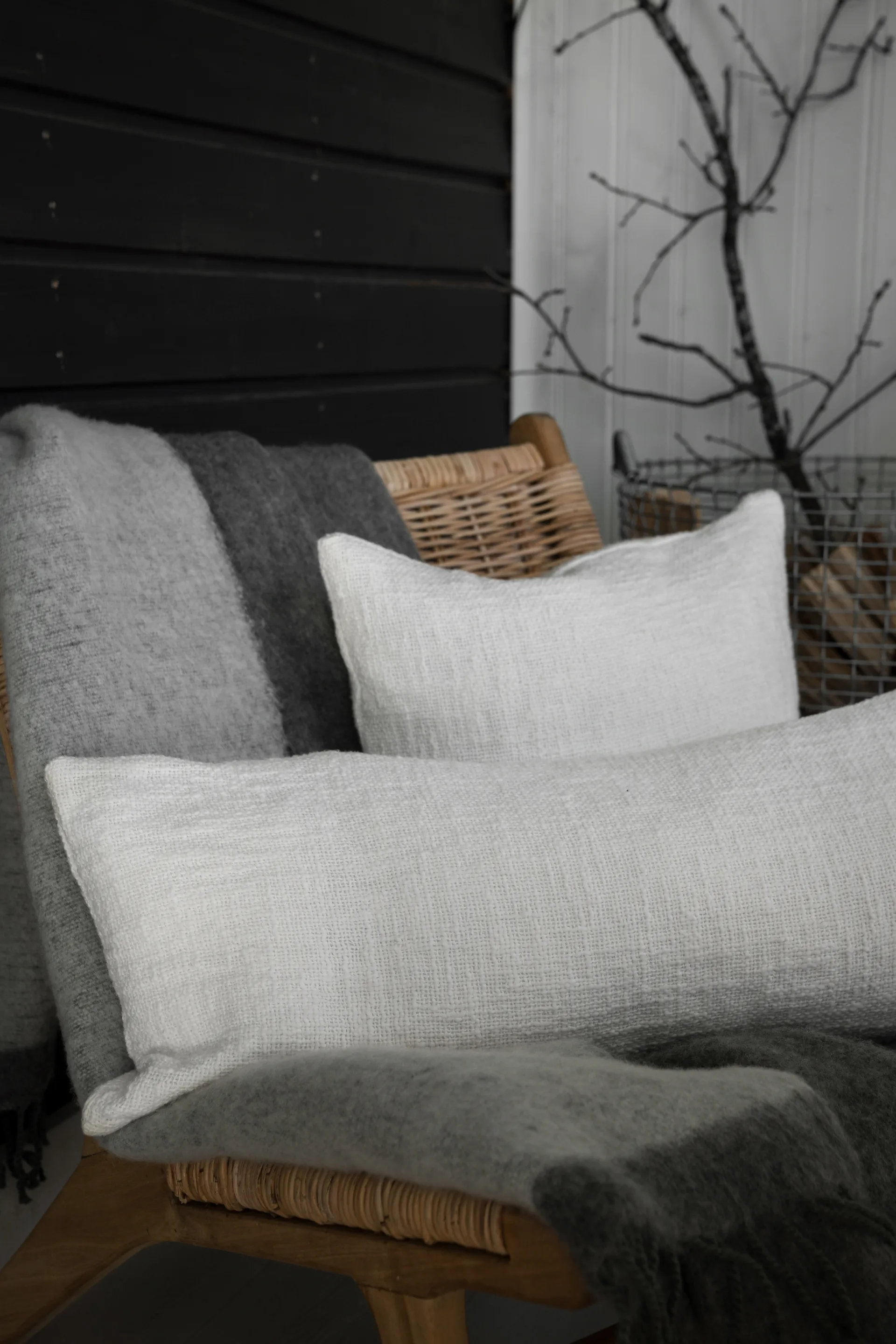 Poszewka na poduszkę Ernst, Biały, 50x50 cm ERNST