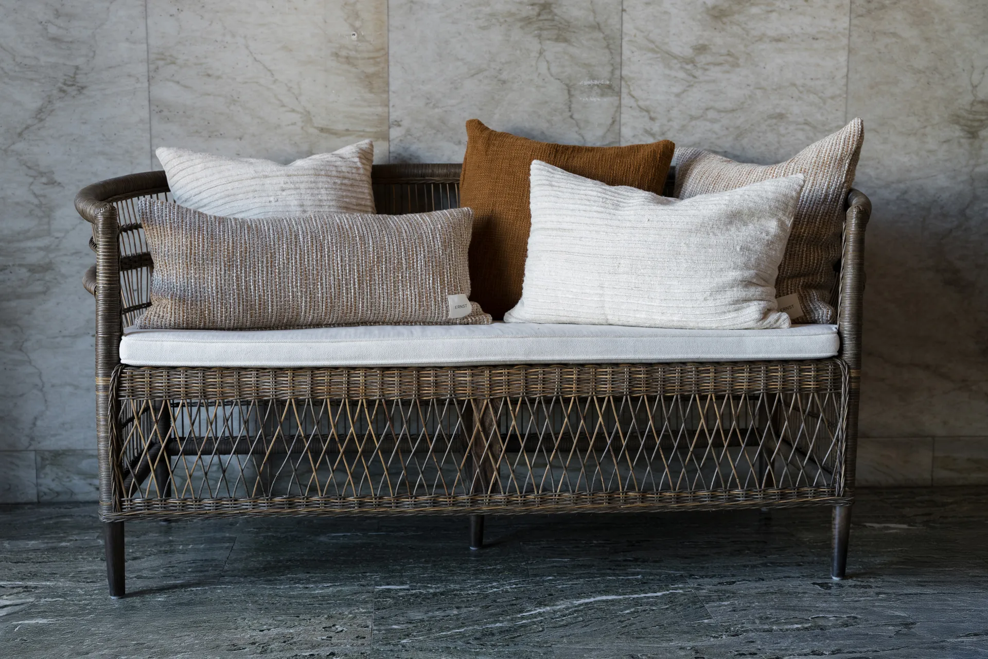 Poszewka na poduszkę Ernst z fakturą, Natural, 40x60 cm ERNST