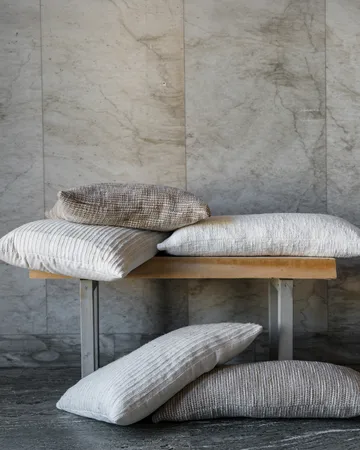 Poszewka na poduszkę Ernst z fakturą - Natural, 50x50 cm - ERNST