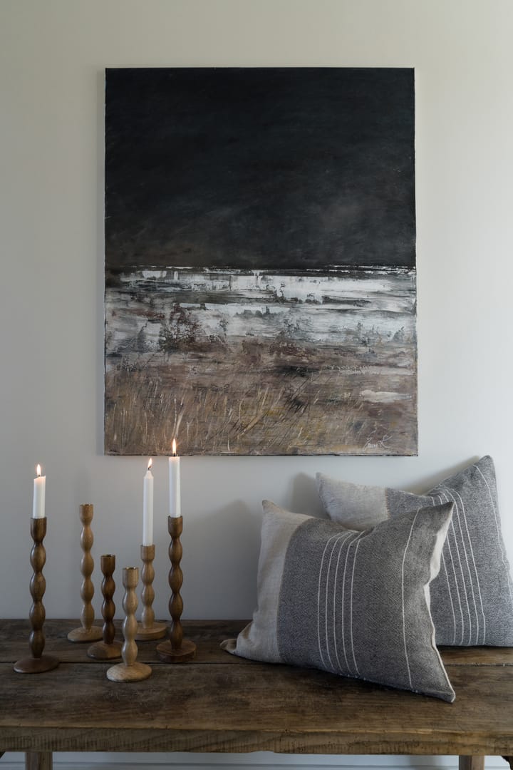 Poszewka półlniana Ernst 40x60 cm, Szaro-naturalny ERNST