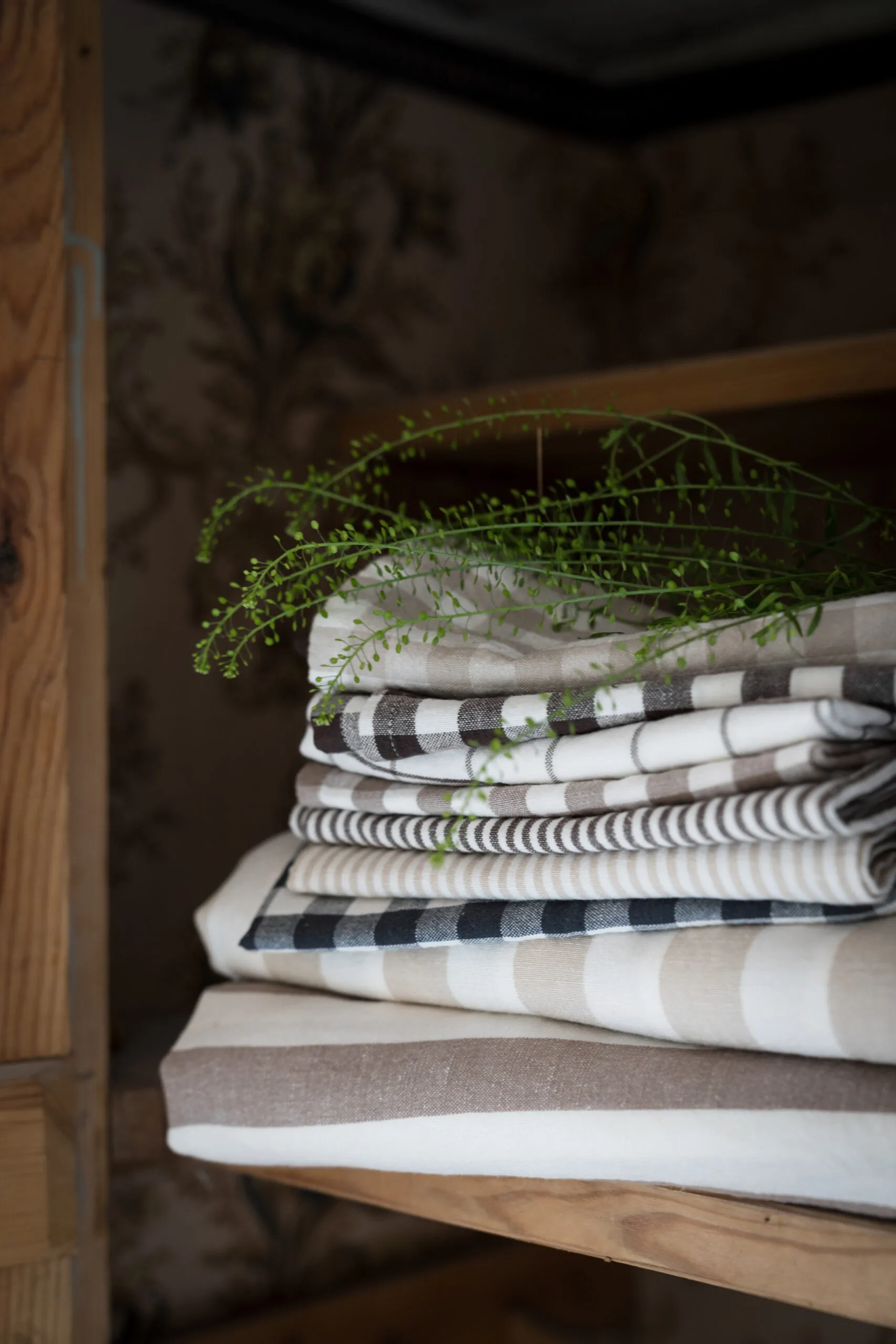 Ręcznik kuchenny Ernst, w kratkę 47x70 cm, Szaro-niebiesko-biały ERNST