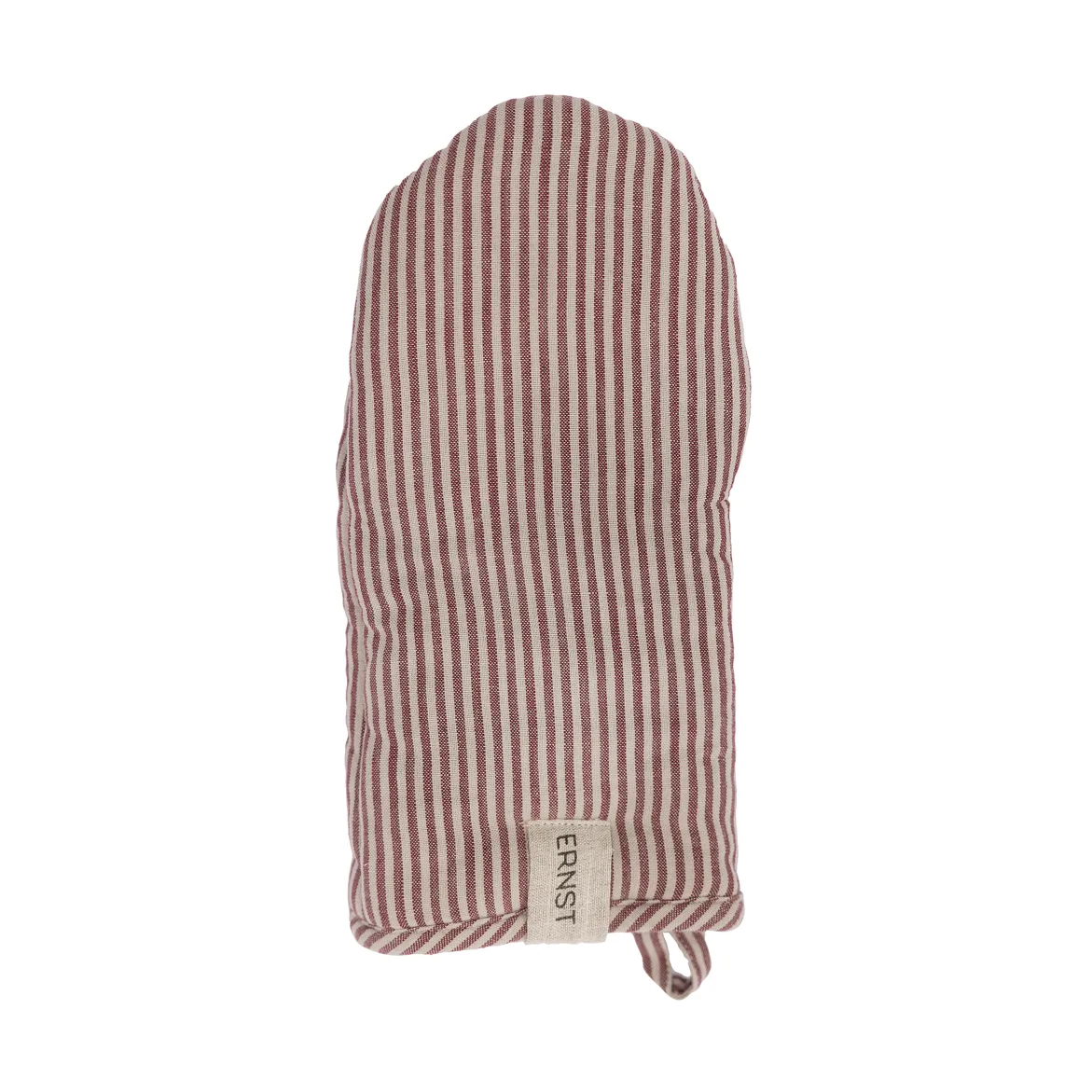 Rękawica kuchenna w paski Ernst, Czerwono-beżowa ERNST