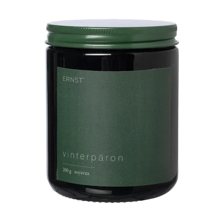 Świeczka zapachowa z pokrywką Ernst Ø9 cm, Zimowa gruszka ERNST