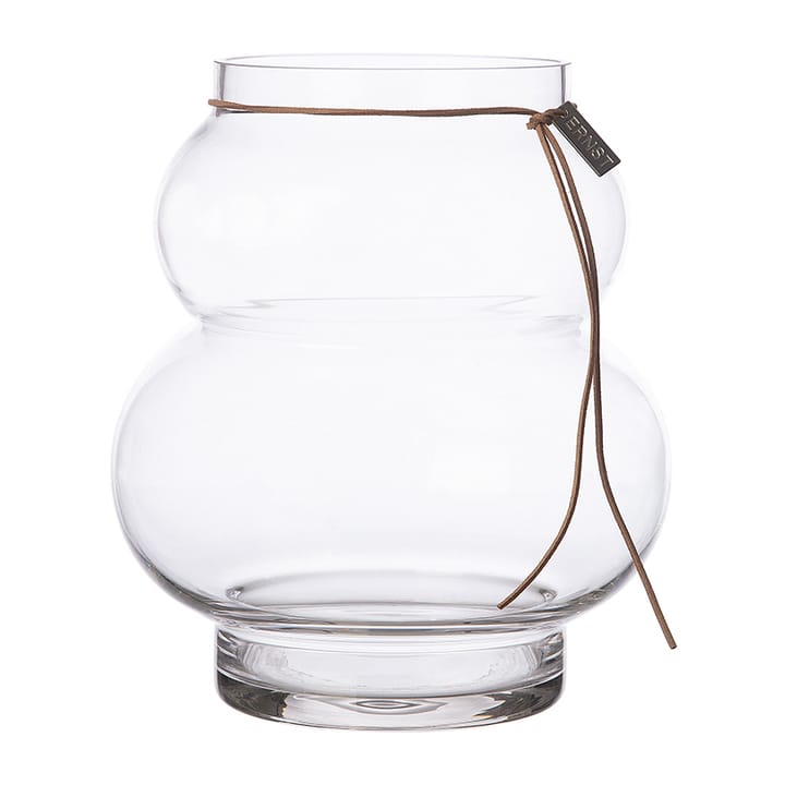 Szklany wazon Ernst zakrzywiony 21,5 cm - Przezroczysty - ERNST