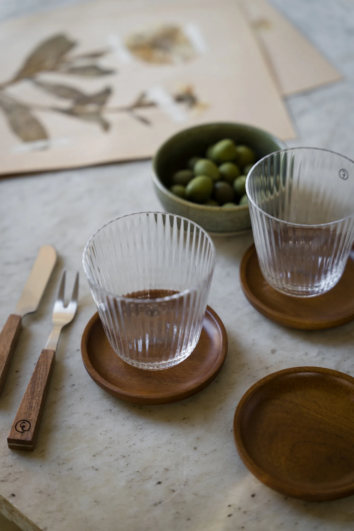 Tacka drewniana Ernst, Akacja, Ø10 cm ERNST