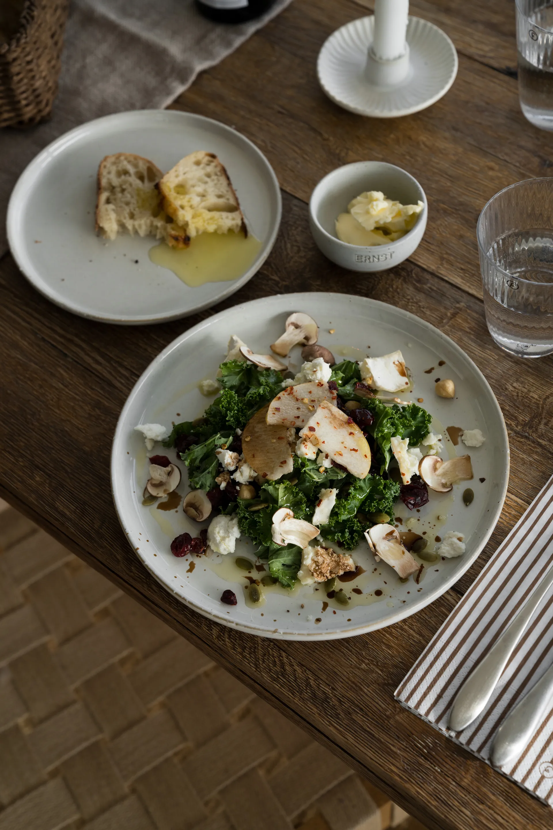 Talerz Ernst Ø20 cm, Naturalna biel ERNST