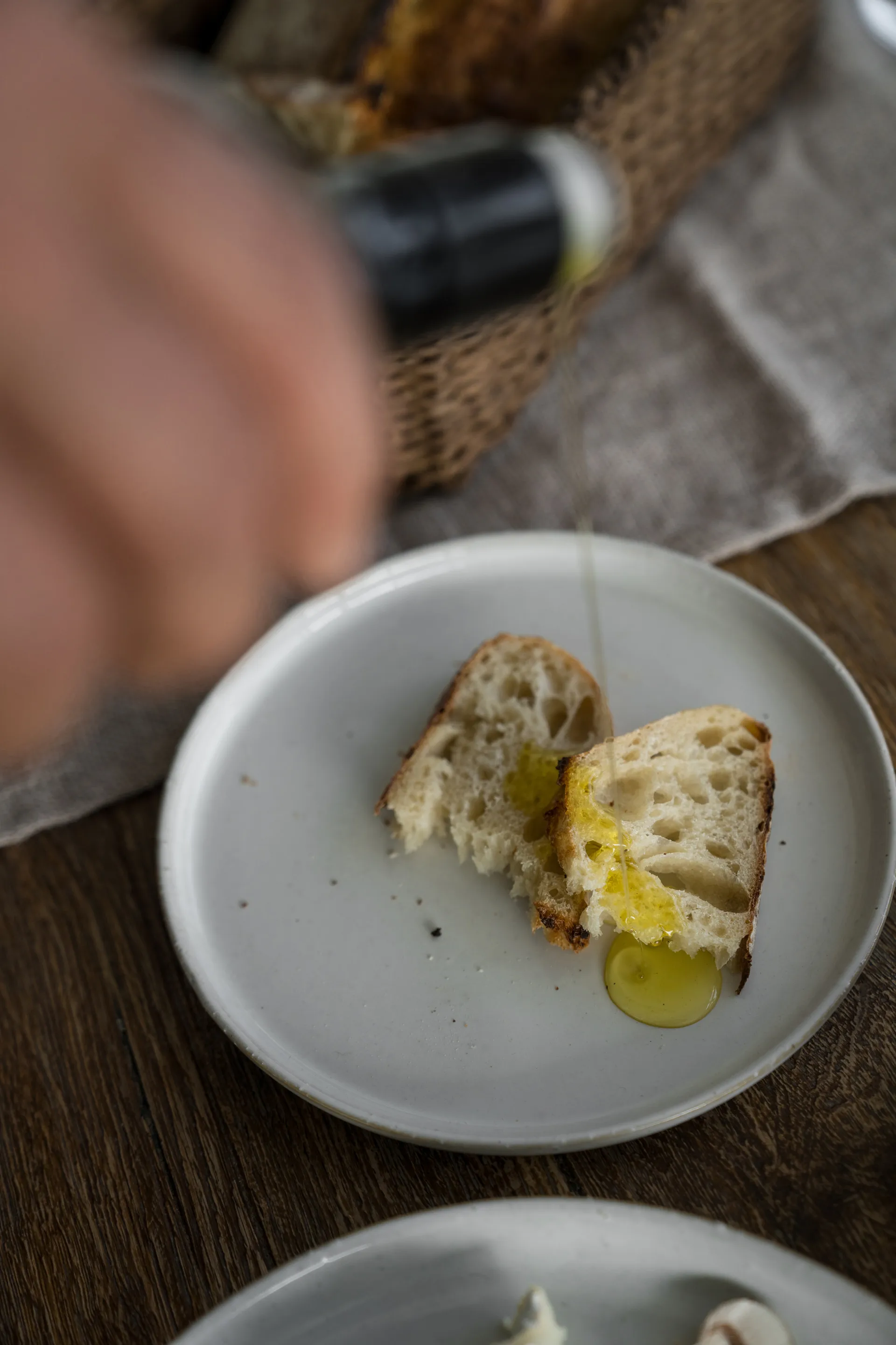 Talerz Ernst Ø24,5 cm, Naturalna biel ERNST