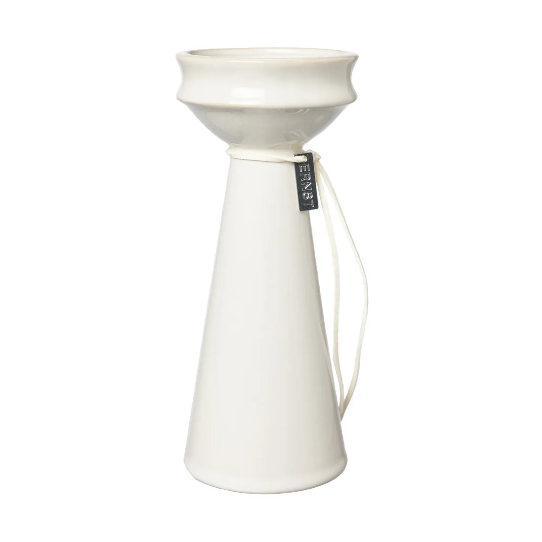 Wazon hiacynt Ernst 20 cm, Naturalna biel ERNST