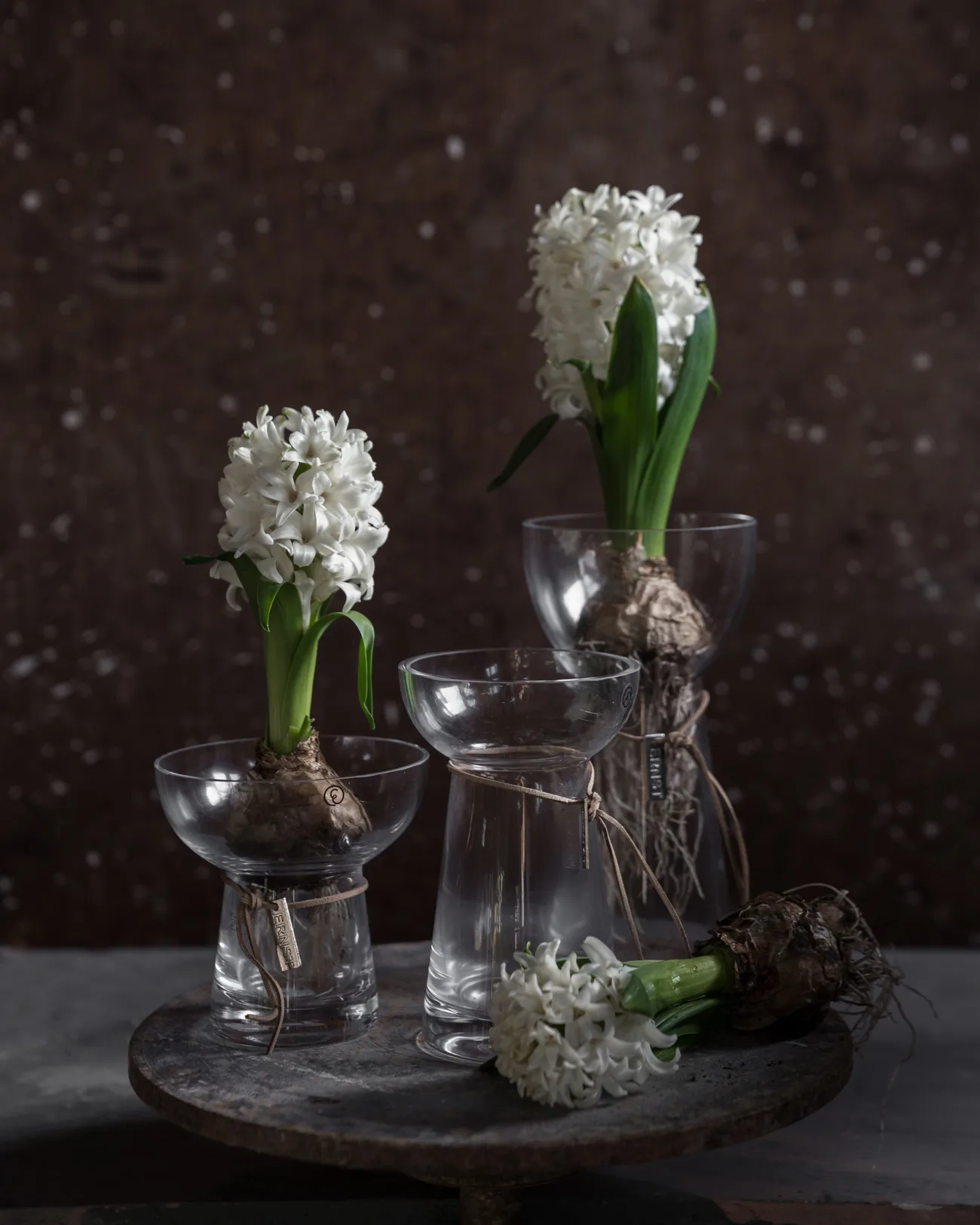 Wazon hiacynt Ernst - szklany, 19 cm ERNST