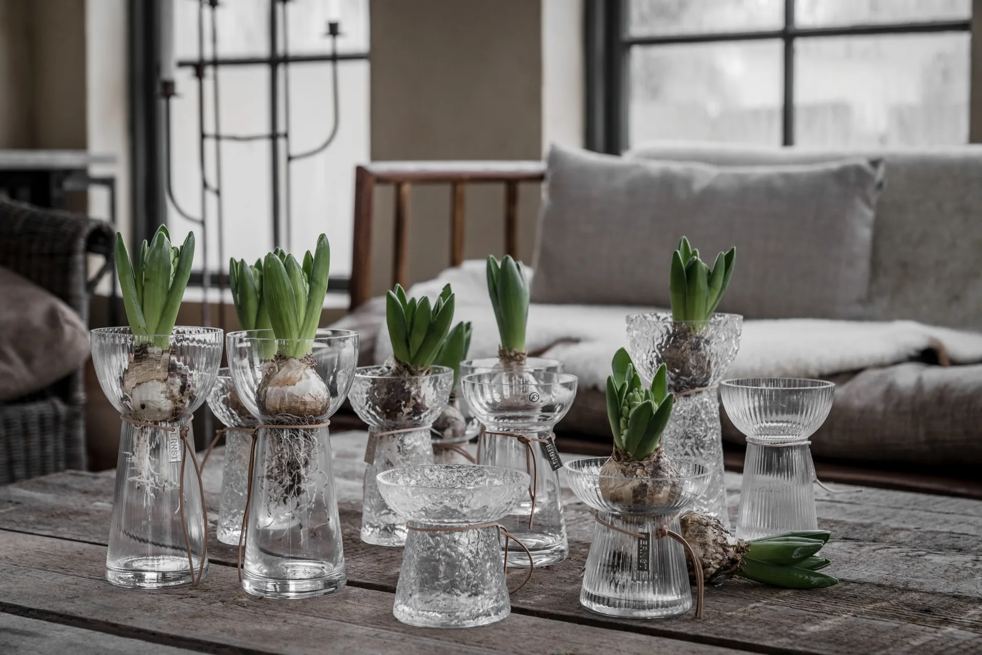 Wazon hiacynt Ernst - wzorzysty, 19 cm ERNST