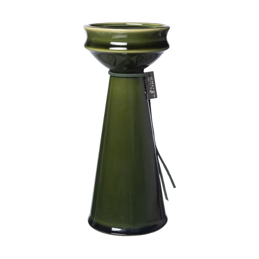 Wazon na hiacynt Ernst 20 cm, Ciemnozielony ERNST