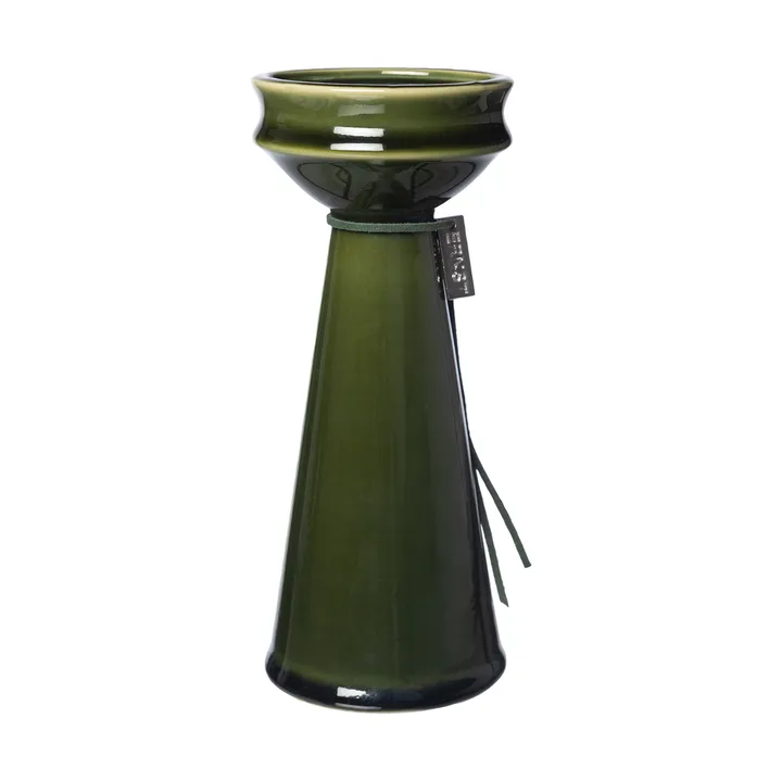 Wazon na hiacynt Ernst 20 cm - Ciemnozielony - ERNST