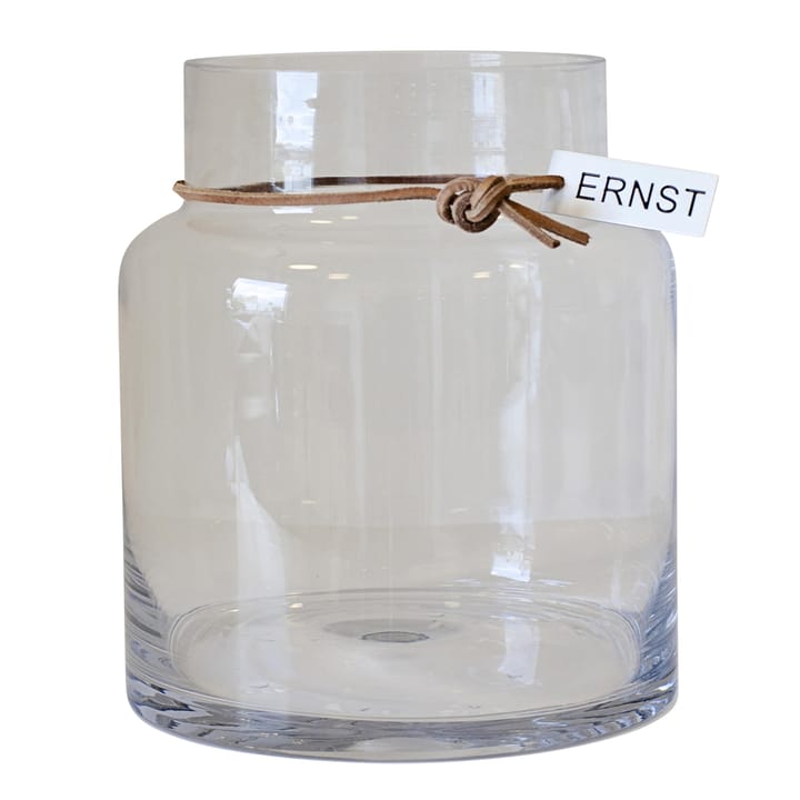 Wazon szklany Ernst H18 cm Ø 12,5 cm - przezroczysty - ERNST