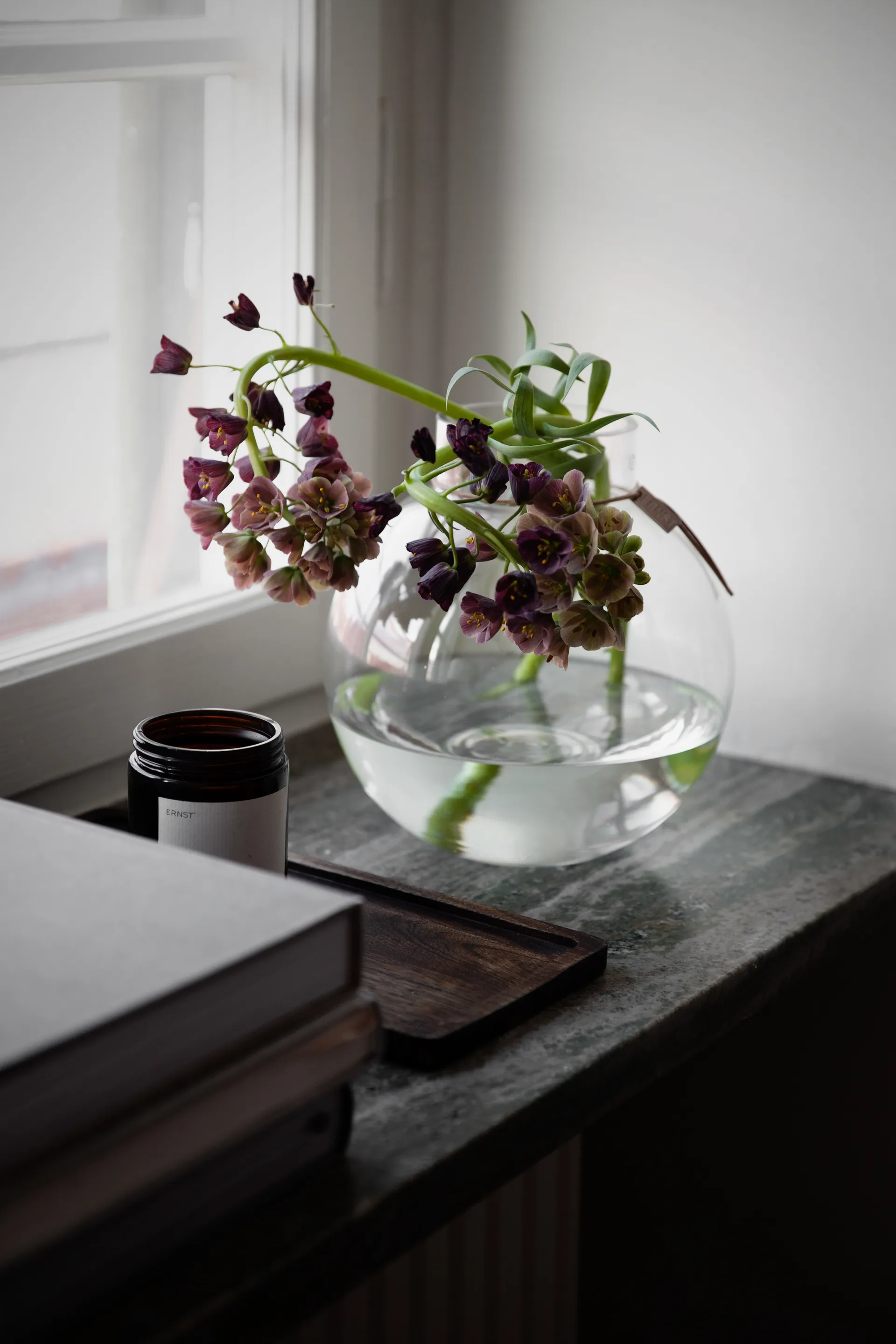 Wazon szklany Ernst H22 cm Ø 21 cm, przezroczysty ERNST