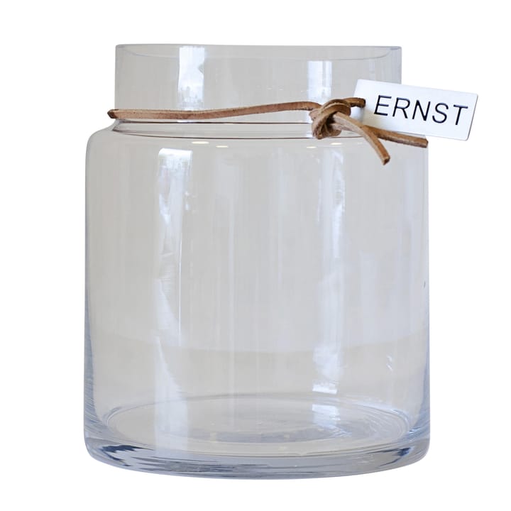 Wazon szklany Ernst H22,5 cm Ø 12,5 cm - przezroczysty - ERNST