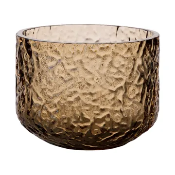 Wazon/świecznik wzorzysty Ernst - Bursztyn, Ø8x6 cm - ERNST