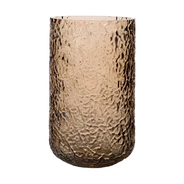 Wazon/świecznik wzorzysty Ernst - Bursztyn, Ø9×15 cm - ERNST