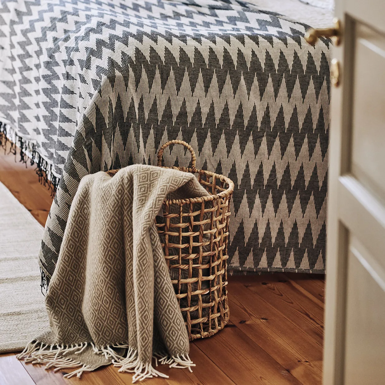 Zestaw koszyków plecionych Ernst, natura ERNST