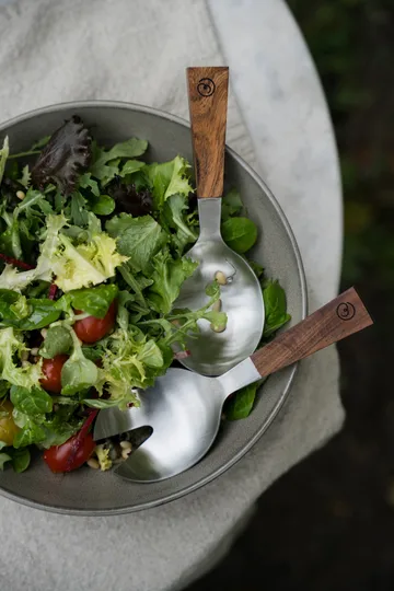 Zestaw sztućców sałatkowych Ernst, 2 szt. - Akacja, 18 cm - ERNST