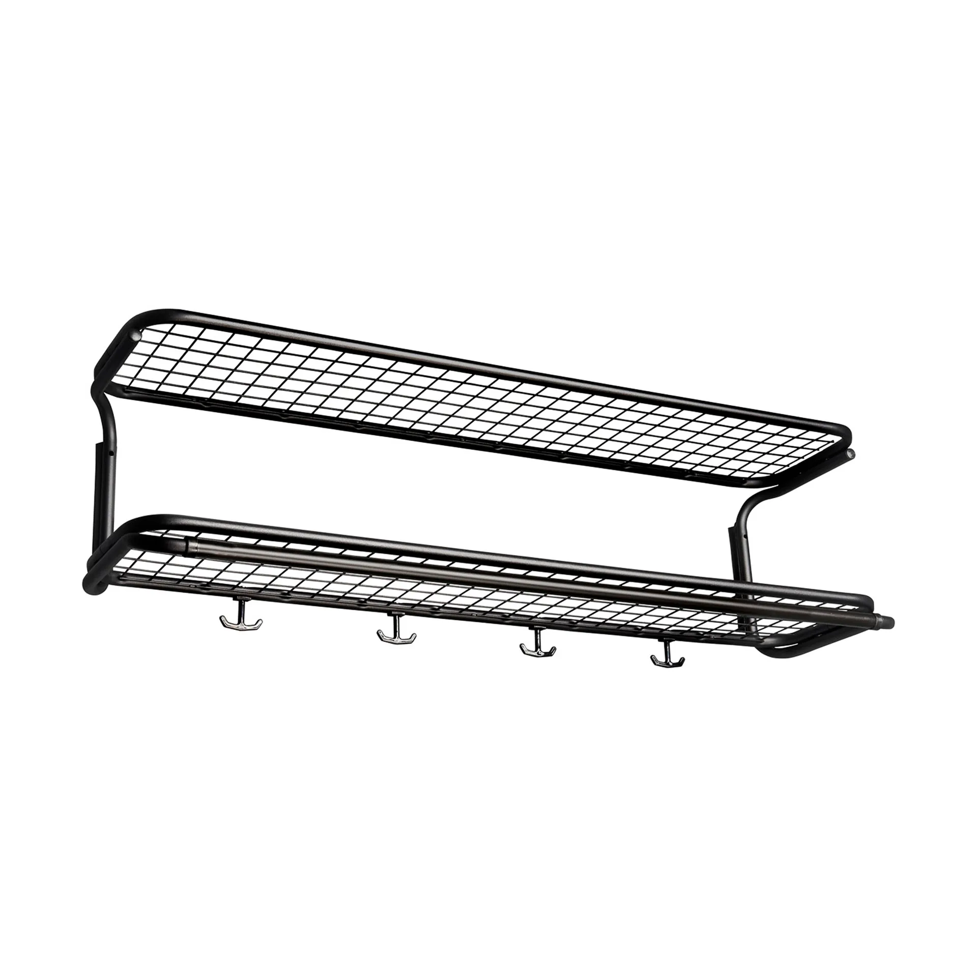 Classic 650 półka na kapelusze, czarny/czarny, 2 poziomy, 100 cm Essem Design