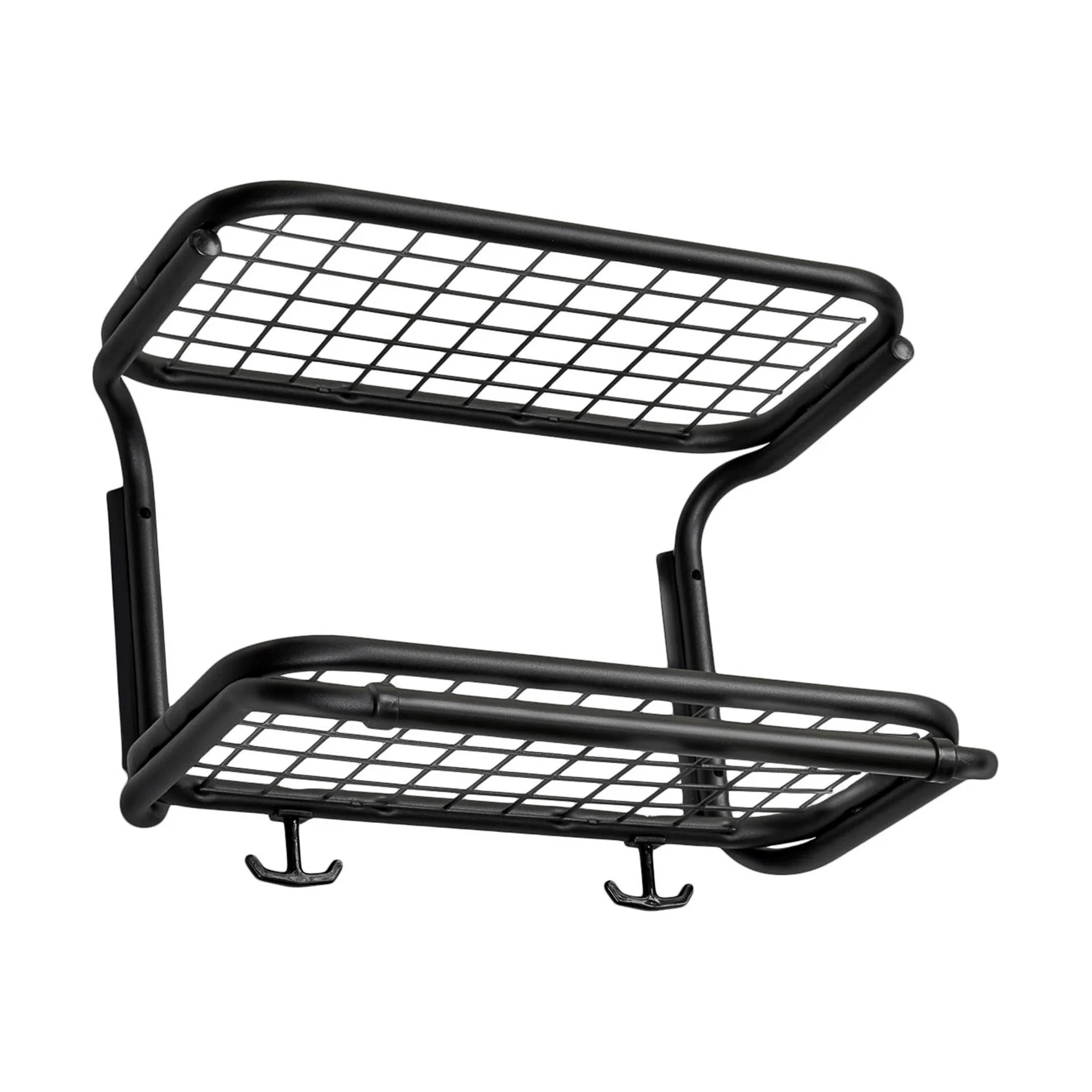 Classic 650 półka na kapelusze, czarny/czarny, 2 poziomy, 40 cm Essem Design
