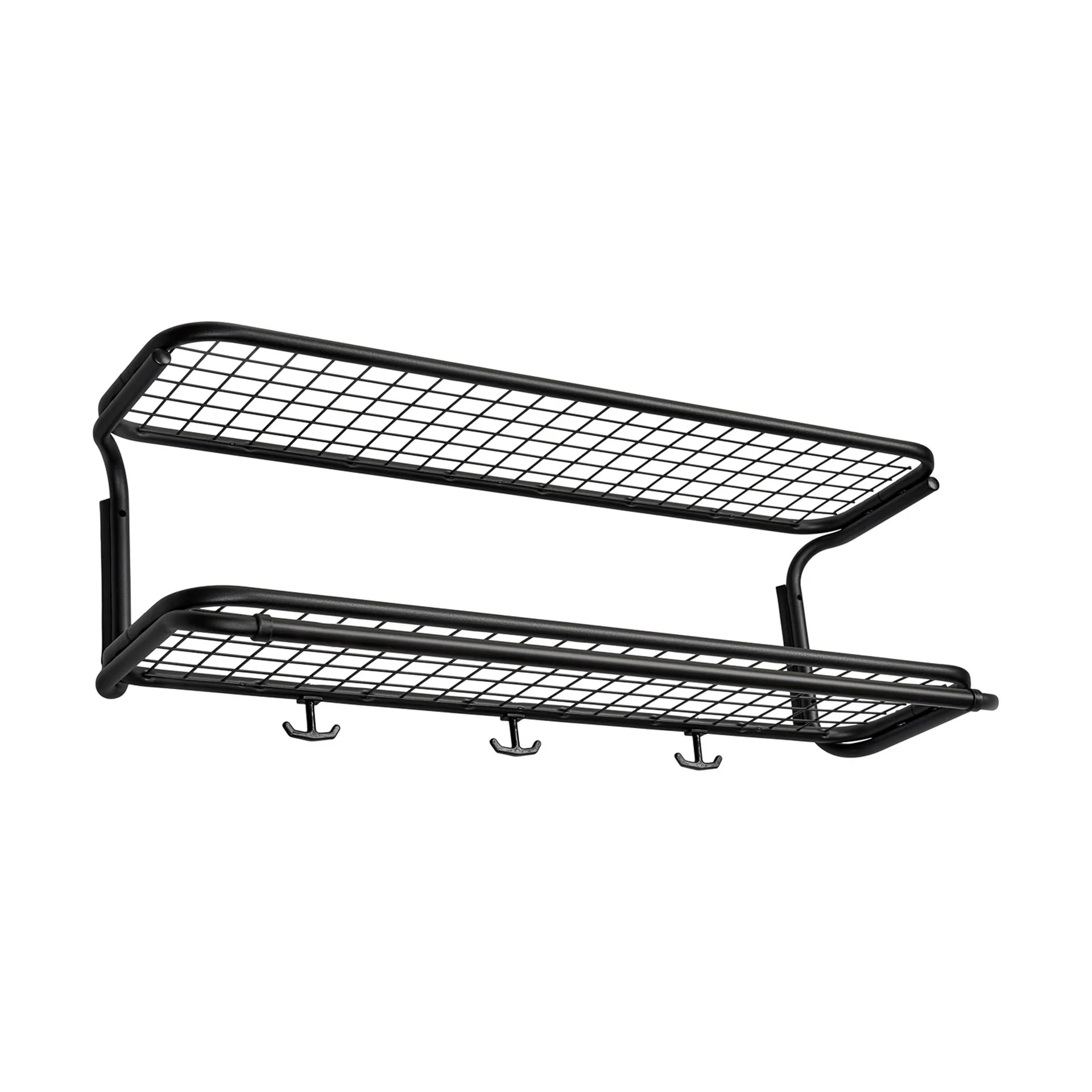 Classic 650 półka na kapelusze, czarny/czarny, 2 poziomy, 80 cm Essem Design