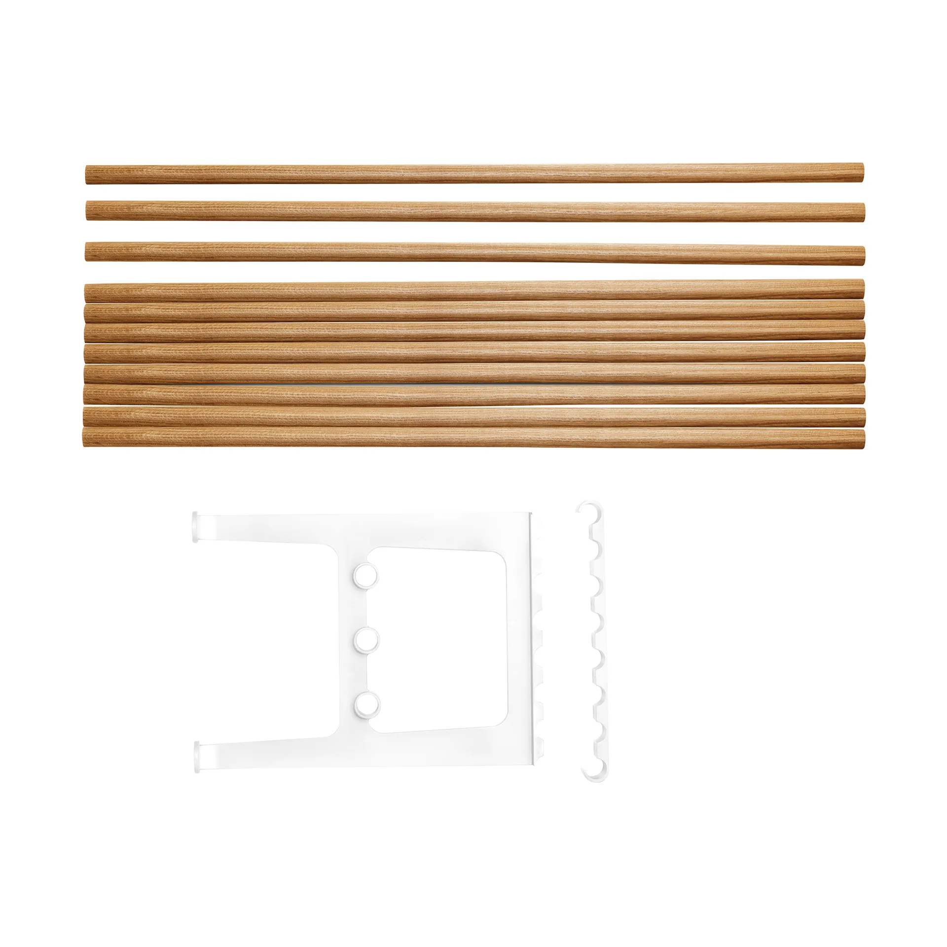 Dodatkowa ławka Nostalgi 100 cm, Dąb-biały Essem Design