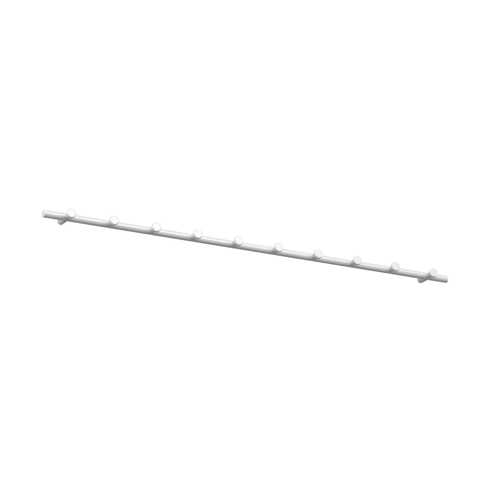 Listwa z gałkami Classic 50 cm, Czarny Essem Design